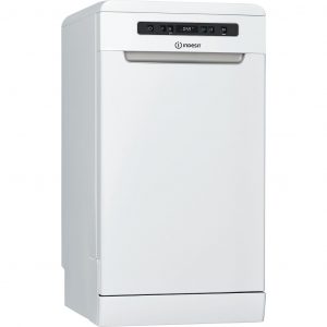 Indesit Dishwasher: slim, white colour