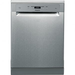 Hotpoint dishwasher: full size, inox
