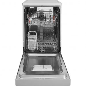 Hotpoint dishwasher: slim, silver