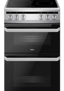 Amica AFC5100SI 50cm Freestanding Electric Twin Cavity with Ceramic Hob