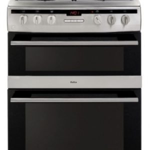 Amica AFG6450SS 60cm Freestanding Gas Double Oven with Gas Hob