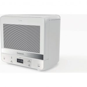 Hotpoint freestanding microwave oven: white