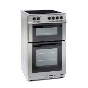 Montpellier MDC500FS 50cm Double Oven in Silver