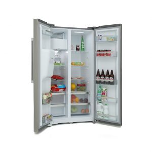 Montpellier M530PDIX Side-By-Side Fridge Freezer – Plumbed Ice & Water Dispenser