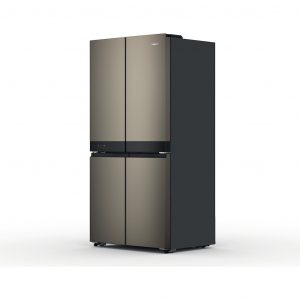 Hotpoint Active 4 Door HQ9 U1BL UK Fridge Freezer – Black Stainless