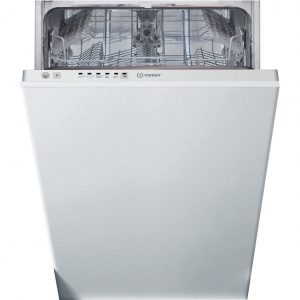 Indesit Integrated dishwasher: slim, white colour
