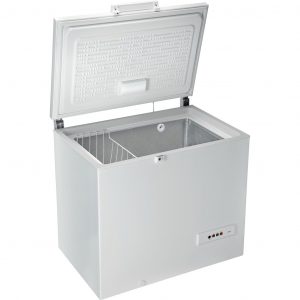 Hotpoint freestanding chest freezer: white